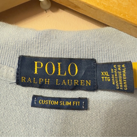 Polo Ralph Lauren Custom Slim Fit Shirt Light Blue Men Size XXL - Picture 4 of 7